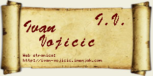 Ivan Vojičić vizit kartica